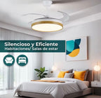 Ventilador de techo con luz LED